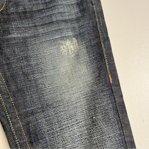 Plastic by Gly Bootcut Y2K Distressed Jeans Western Sz 27 Low Rise Snap Pocket - Picture 7 of 16